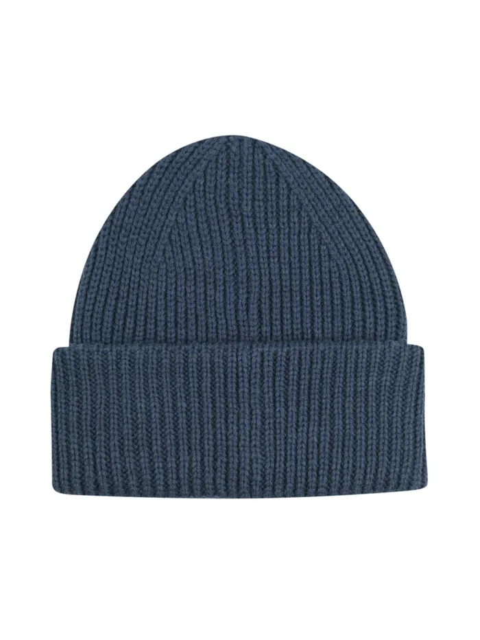 SandS RIVET CUFF BEANIE Navy Women Scotch and Soda Hats Scarves and Gloves