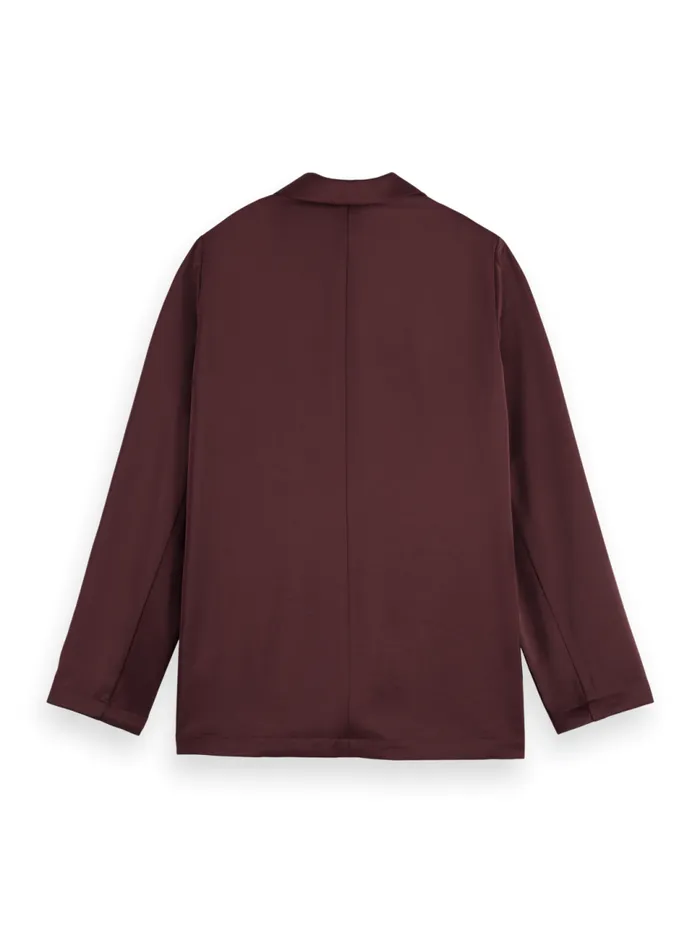 SB SATIN BLAZER Washed Sage Women Scotch and Soda Blazers