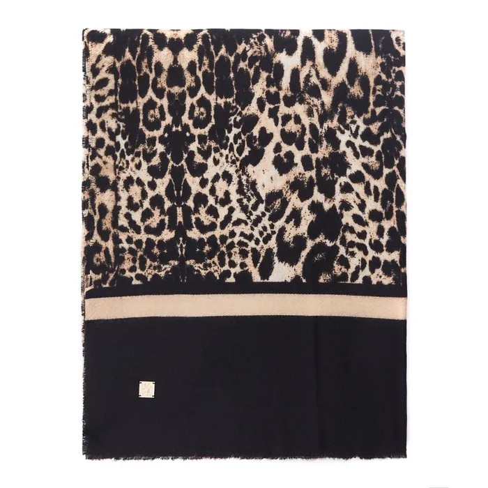 Scarves Women Moda In Pelle Juniperscarf Natural Leopard Textile Scarves Women Moda In Pelle Juniperscarf Natural Leopard Textile
