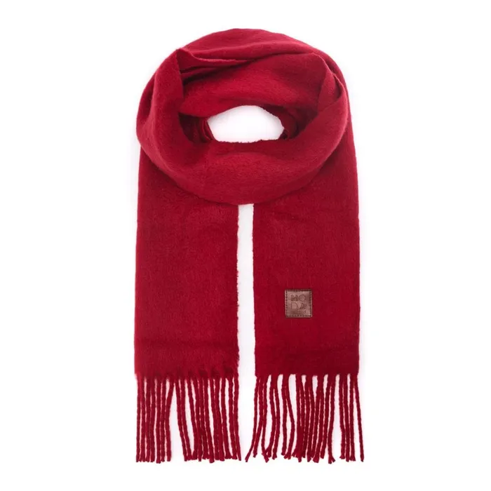 Scarves Women Moda In Pelle Sareyahscarf Red Textile