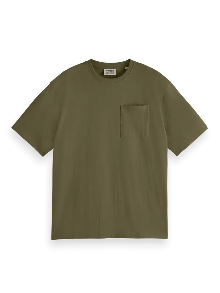 Seasonal Core 8211 3 Crosses Loose Fit Pocket Tshirt Classic Green Men Scotch and Soda TShirts and Polo Shirts Seasonal Core 8211 3 Crosses Loose Fit Pocket Tshirt Classic Green Men Scotch and Soda TShirts and Polo Shirts