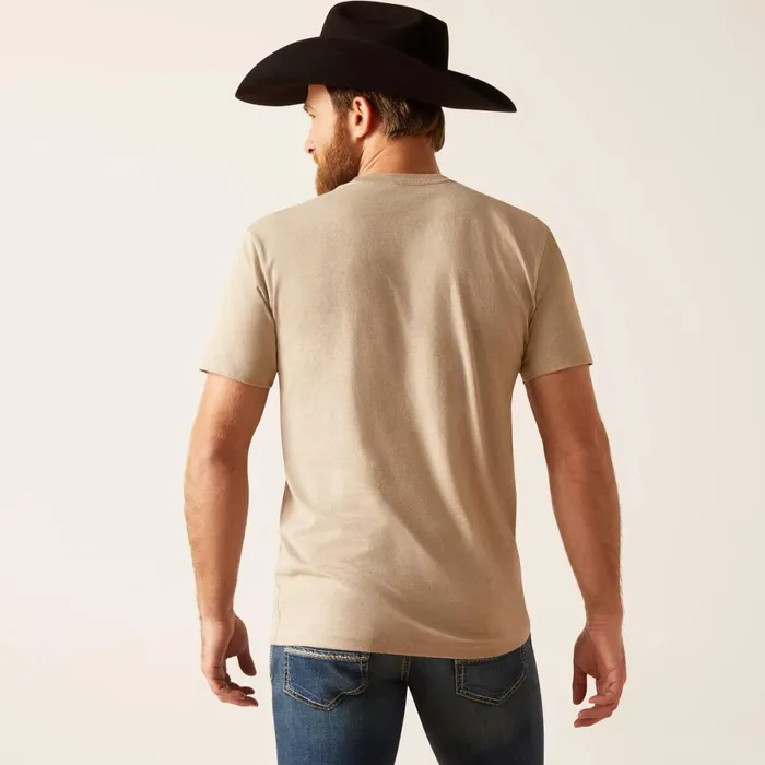 Sendero King Cow TShirt Oatmeal Heather MenWomen Ariat TShirts and Polos Sendero King Cow TShirt Oatmeal Heather MenWomen Ariat TShirts and Polos