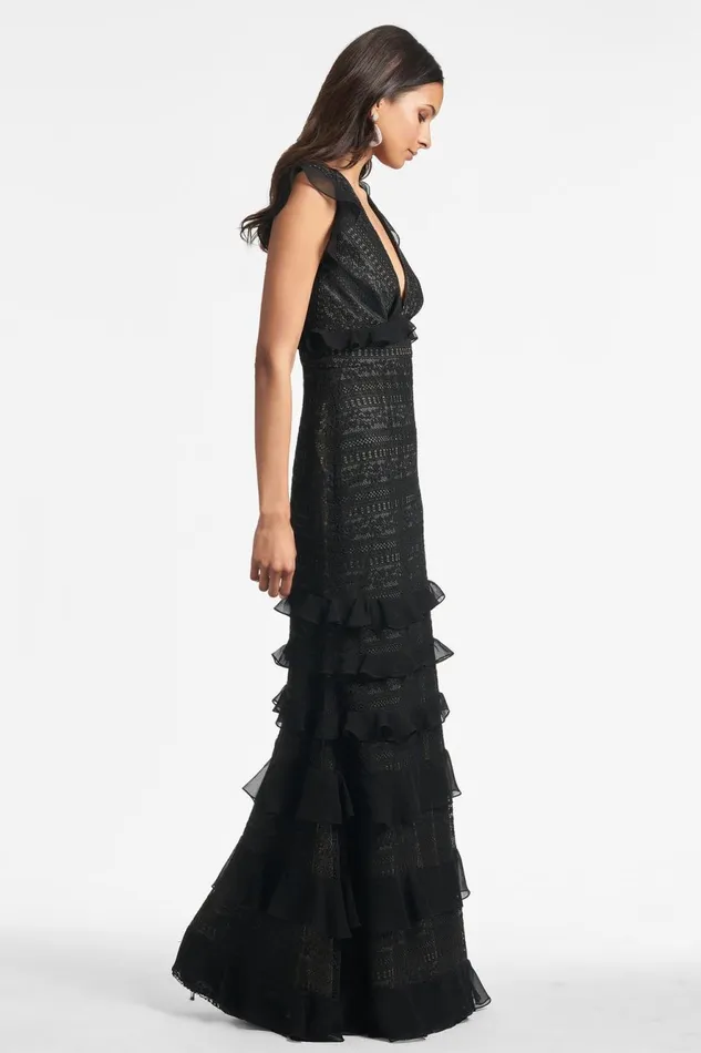 Serafina Gown 8211 Black Women Sachin and Babi Formal