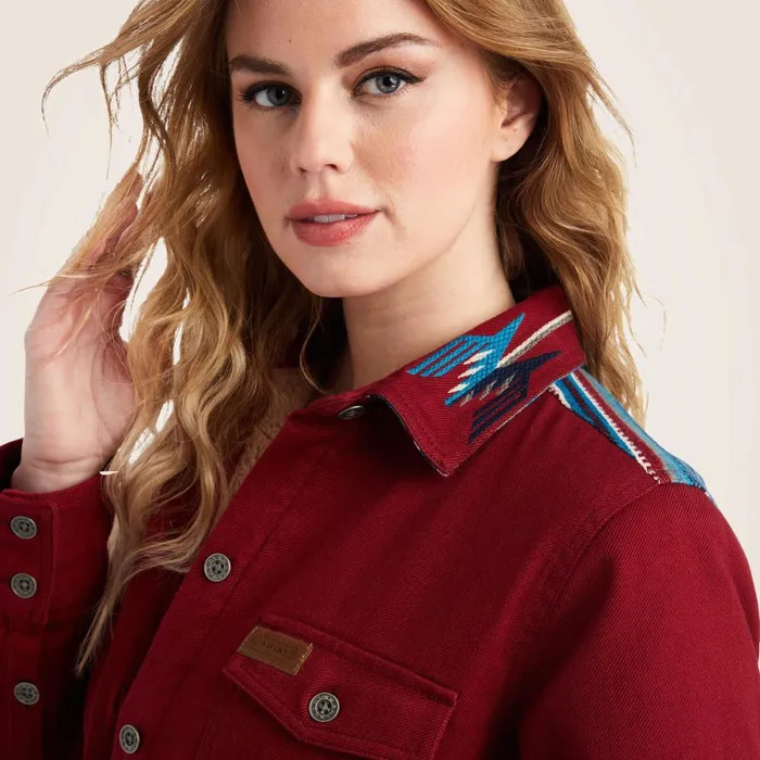 Shacket Chimayo Shirt Jacket Rubaiyat Women Ariat Jackets and Vests Shacket Chimayo Shirt Jacket Rubaiyat Women Ariat Jackets and Vests