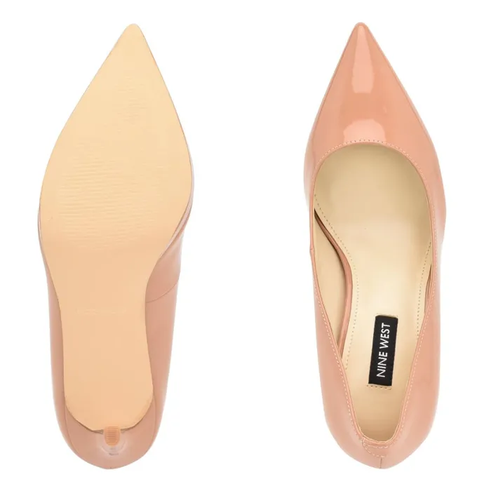 Shelbe Platform Pumps Nude Patent Women Nine West High Shelbe Platform Pumps Nude Patent Women Nine West High