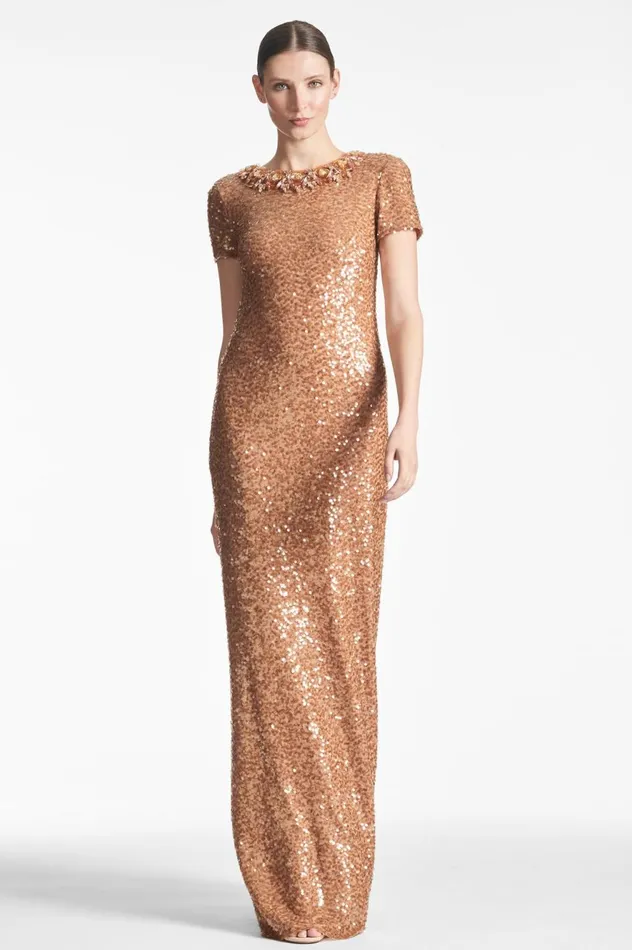 Shiloh Gown 8211 Honey Women Sachin and Babi Formal