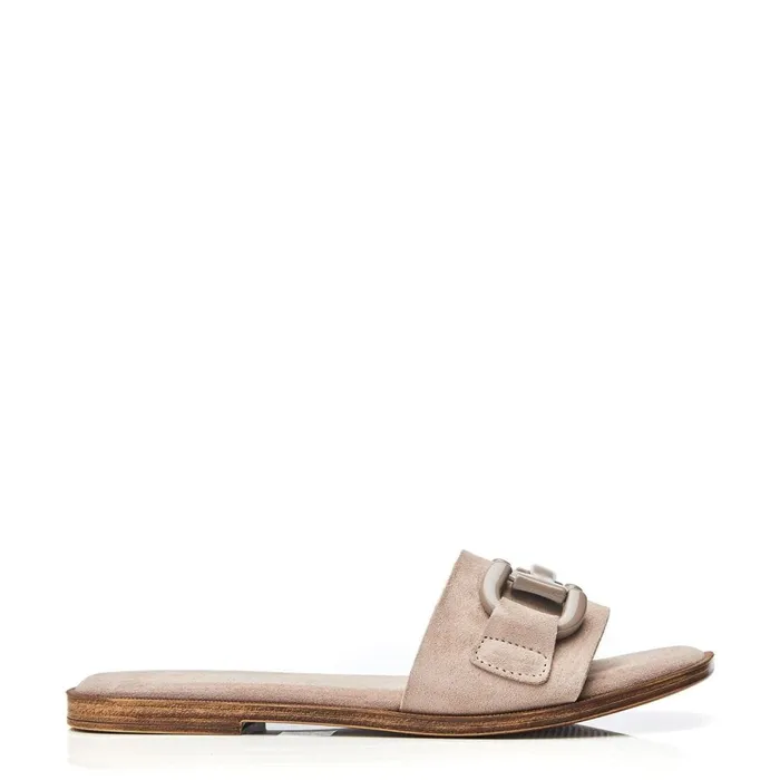 Slider Sandals Women Moda In Pelle Olayo Stone Suede