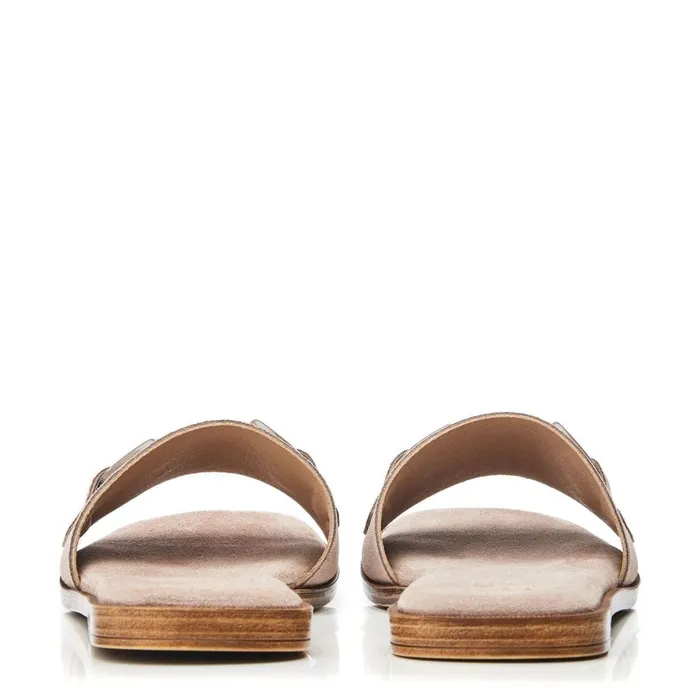 Slider Sandals Women Moda In Pelle Olayo Stone Suede