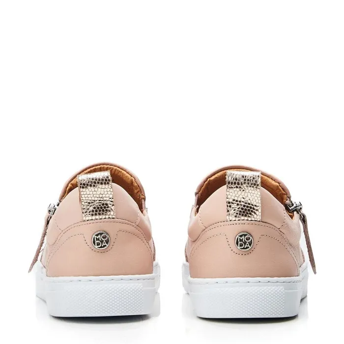 SlipOn Trainers Women Moda In Pelle Bradly Cameo Leather