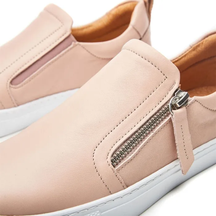 SlipOn Trainers Women Moda In Pelle Bradly Cameo Leather
