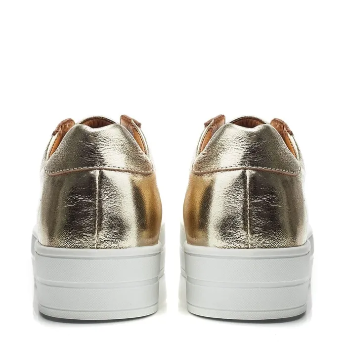 SlipOn Trainers Women Moda In Pelle Bsoleful BBath Gold Leather