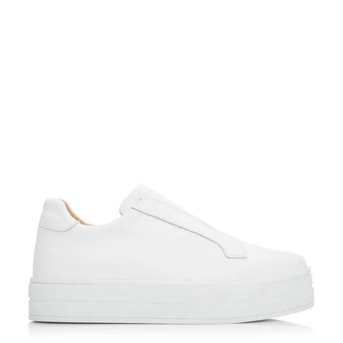 SlipOn Trainers Women Moda In Pelle Bsoleful BBath White Leather