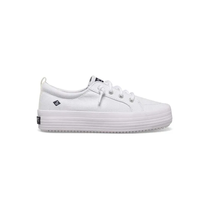 Sneakers Kids Sperry Big Kid039s Crest Vibe Platform Sneaker White