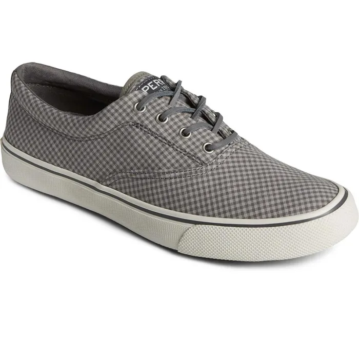 Sneakers Men Sperry SeaCycled Striper II CVO Gingham Sneaker Grey Sneakers Men Sperry SeaCycled Striper II CVO Gingham Sneaker Grey