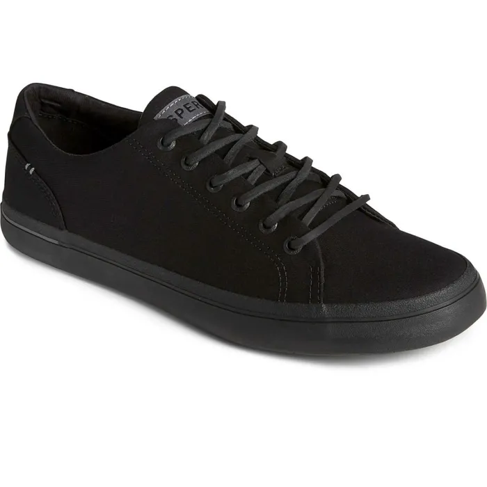 Sneakers Men Sperry SeaCycled Striper II Textile Sneaker Black Sneakers Men Sperry SeaCycled Striper II Textile Sneaker Black