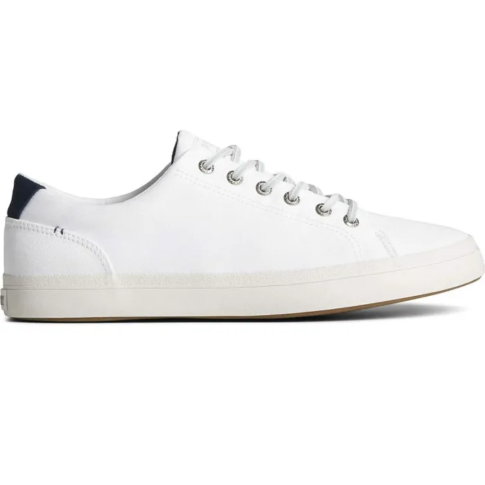 Sneakers Men Sperry SeaCycled Striper II Textile Sneaker White