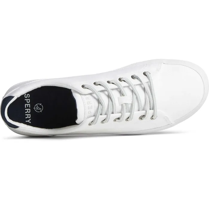 Sneakers Men Sperry SeaCycled Striper II Textile Sneaker White Sneakers Men Sperry SeaCycled Striper II Textile Sneaker White