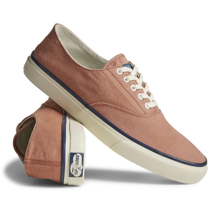 Sneakers WomenMen Sperry Unisex Cloud CVO Deck Sneaker Washed Red