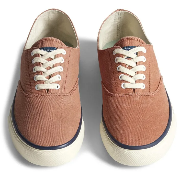 Sneakers WomenMen Sperry Unisex Cloud CVO Deck Sneaker Washed Red