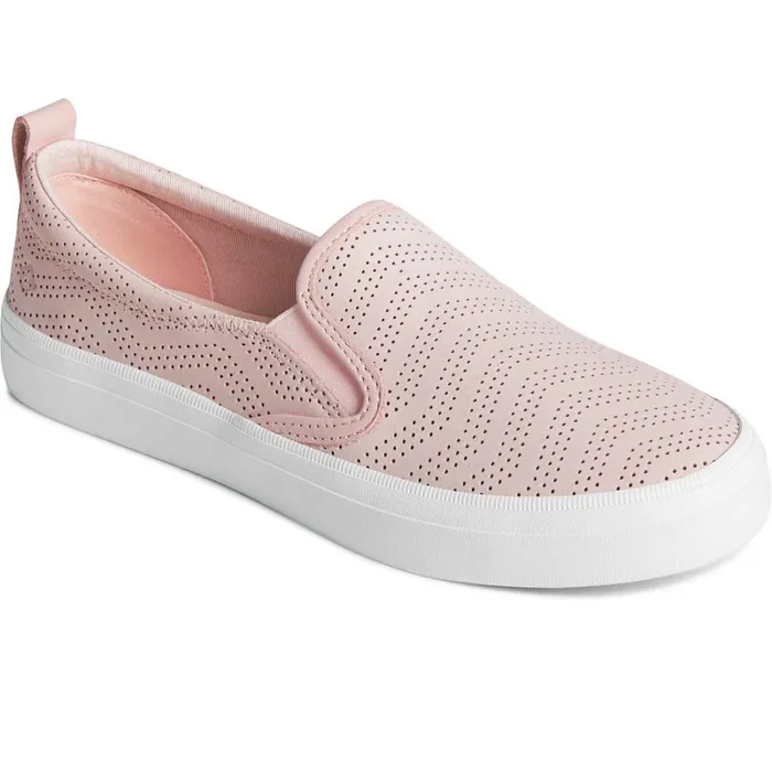 Sneakers Women Sperry Crest Twin Gore Perforated Leather Slip On Sneaker Blush Sneakers Women Sperry Crest Twin Gore Perforated Leather Slip On Sneaker Blush