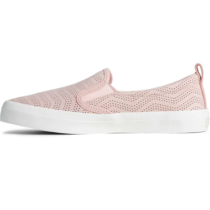 Sneakers Women Sperry Crest Twin Gore Perforated Leather Slip On Sneaker Blush Sneakers Women Sperry Crest Twin Gore Perforated Leather Slip On Sneaker Blush