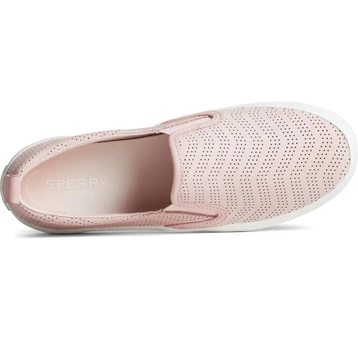 Sneakers Women Sperry Crest Twin Gore Perforated Leather Slip On Sneaker Blush Sneakers Women Sperry Crest Twin Gore Perforated Leather Slip On Sneaker Blush