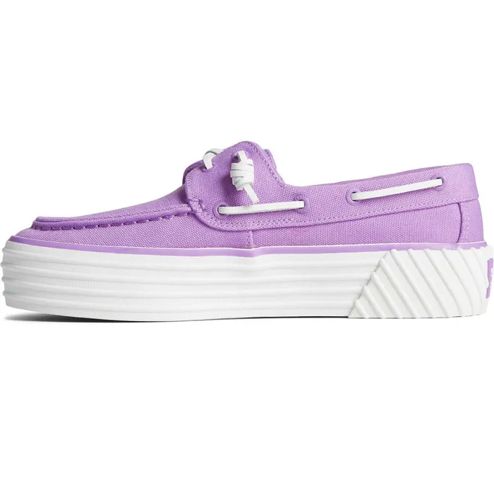 Sneakers Women Sperry SeaCycled Bahama 20 Platform Sneaker Purple Sneakers Women Sperry SeaCycled Bahama 20 Platform Sneaker Purple