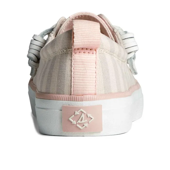 Sneakers Women Sperry SeaCycled Crest Vibe Striped Textile Sneaker Grey Sneakers Women Sperry SeaCycled Crest Vibe Striped Textile Sneaker Grey