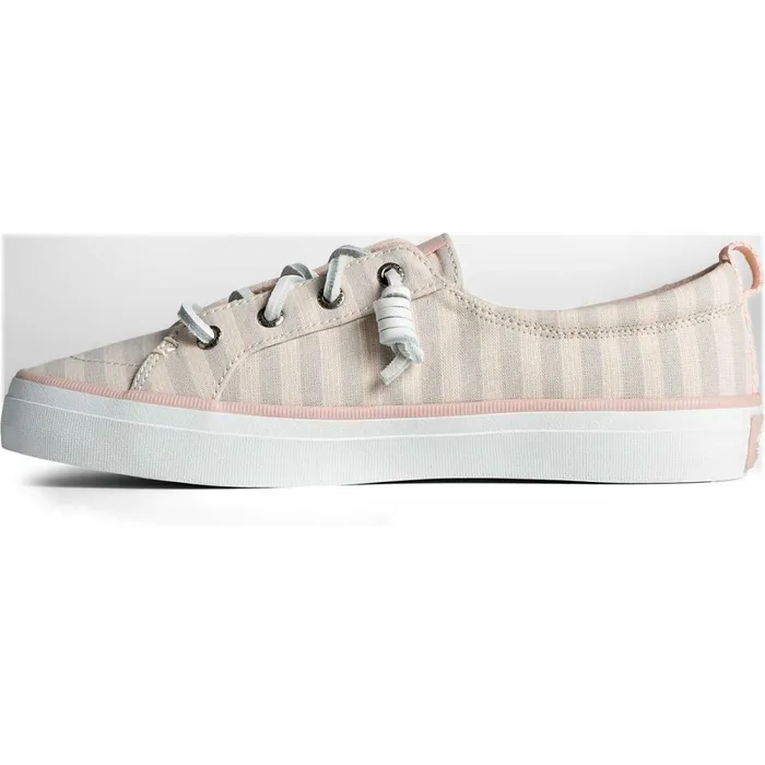Sneakers Women Sperry SeaCycled Crest Vibe Striped Textile Sneaker Grey Sneakers Women Sperry SeaCycled Crest Vibe Striped Textile Sneaker Grey