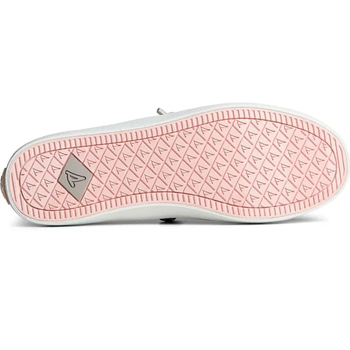 Sneakers Women Sperry SeaCycled Crest Vibe Striped Textile Sneaker Grey Sneakers Women Sperry SeaCycled Crest Vibe Striped Textile Sneaker Grey