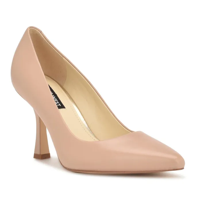 Sorts Pointy Toe Pumps Barely Nude Leather Women Nine West Pumps Sorts Pointy Toe Pumps Barely Nude Leather Women Nine West Pumps