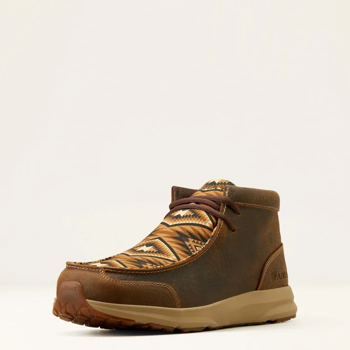Spitfire Old Earthbrown Southwest Print Men Ariat Shoes and Sneakers