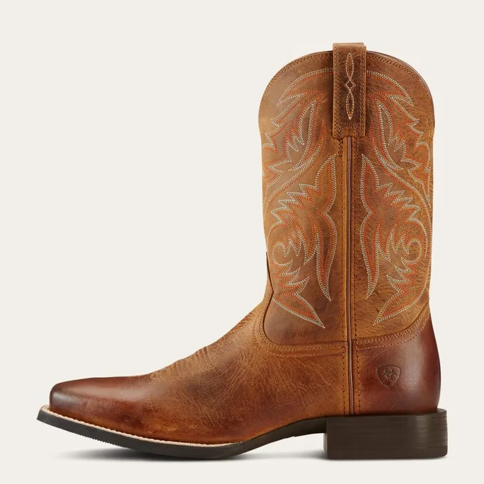 Sport Herdsman Cowboy Boot Powder Brown Men Ariat Western Boots Sport Herdsman Cowboy Boot Powder Brown Men Ariat Western Boots