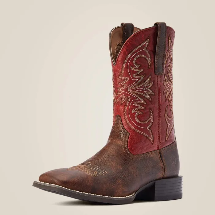 Sport Pardner Western Boot Matte Rebel Brown Men Ariat Western Boots
