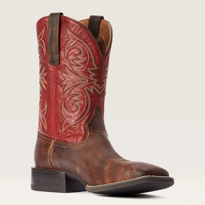 Sport Pardner Western Boot Matte Rebel Brown Men Ariat Western Boots Sport Pardner Western Boot Matte Rebel Brown Men Ariat Western Boots