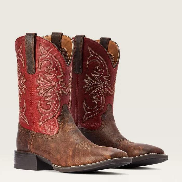 Sport Pardner Western Boot Matte Rebel Brown Men Ariat Western Boots Sport Pardner Western Boot Matte Rebel Brown Men Ariat Western Boots