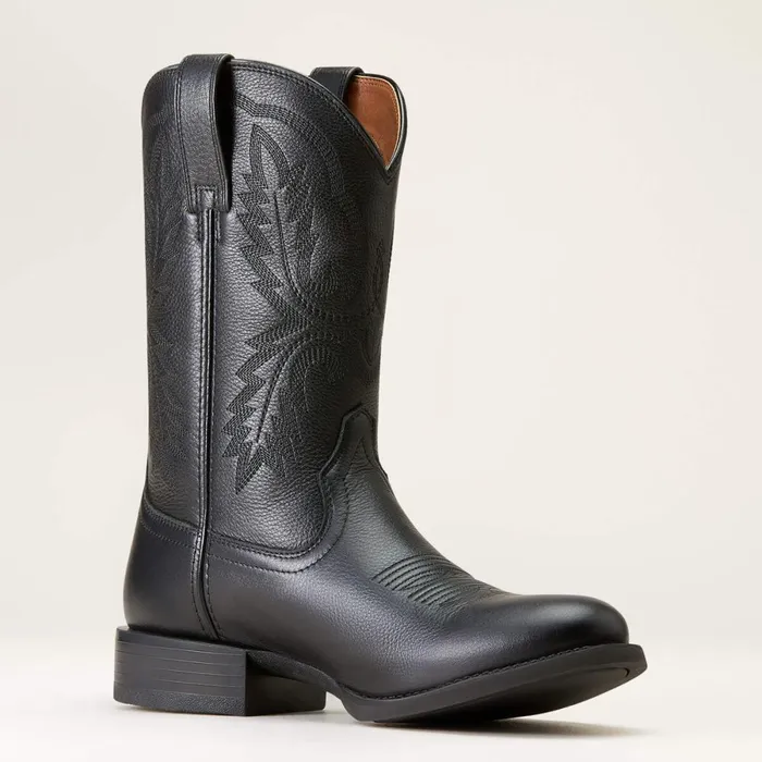 Sport Stratten Cowboy Boot Black Deertan Men Ariat Western Boots Sport Stratten Cowboy Boot Black Deertan Men Ariat Western Boots