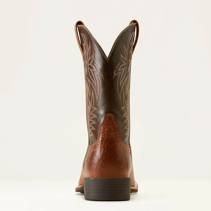 Sport Wide Square Toe Western Boot Peanut Butterchaga Brown Men Ariat Western Boots Sport Wide Square Toe Western Boot Peanut Butterchaga Brown Men Ariat Western Boots