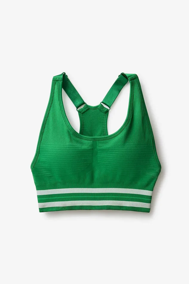 Sports Bras Women Fila Lucky Ace Seamless Sports Bra 300 Amazonfern Greengardenia
