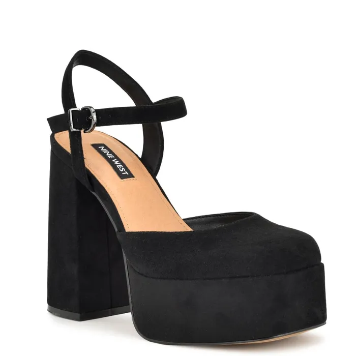 Stacie Platform Heels Black Women Nine West Pumps Stacie Platform Heels Black Women Nine West Pumps