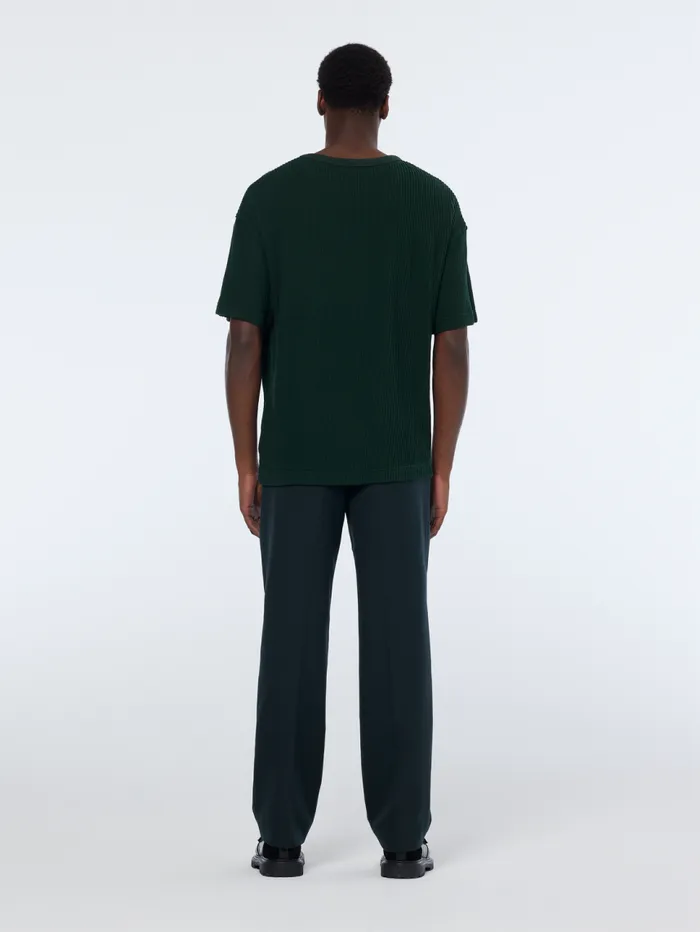 Structured Loose Fit Tshirt Amsterdam Green Men Scotch and Soda TShirts and Polo Shirts Structured Loose Fit Tshirt Amsterdam Green Men Scotch and Soda TShirts and Polo Shirts