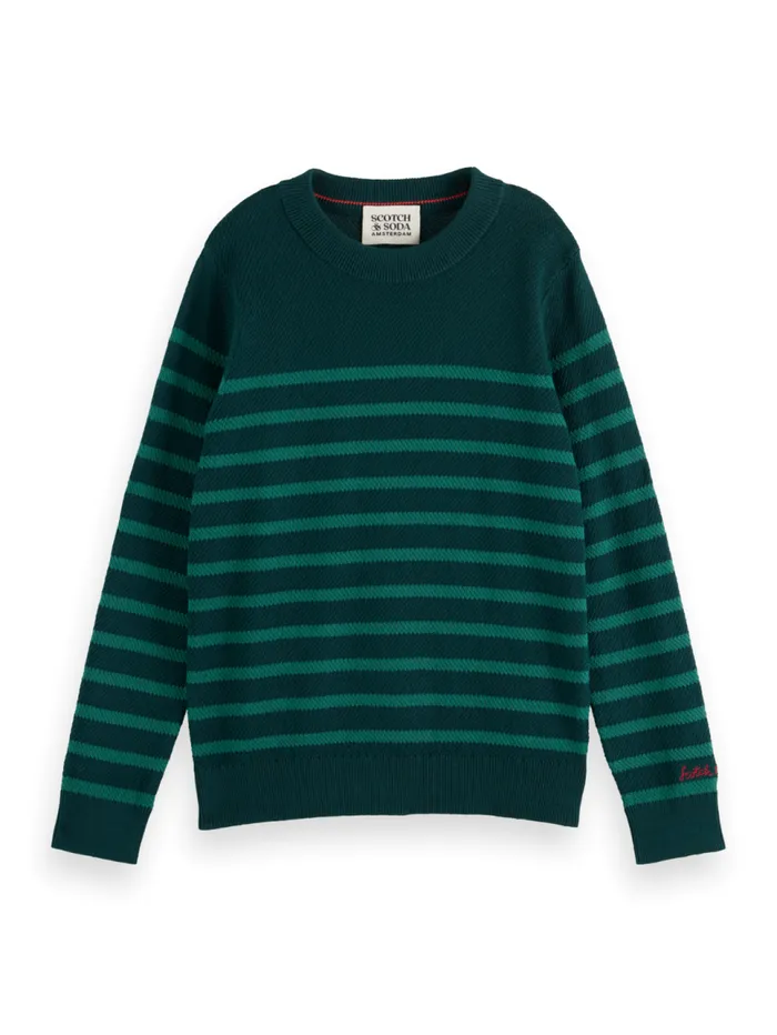 STRUCTURED PULLOVER Cypress Kids Scotch and Soda Knitwear