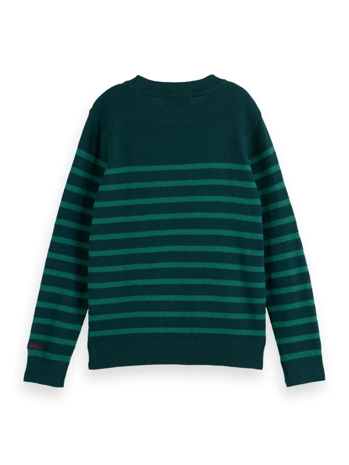 STRUCTURED PULLOVER Cypress Kids Scotch and Soda Knitwear