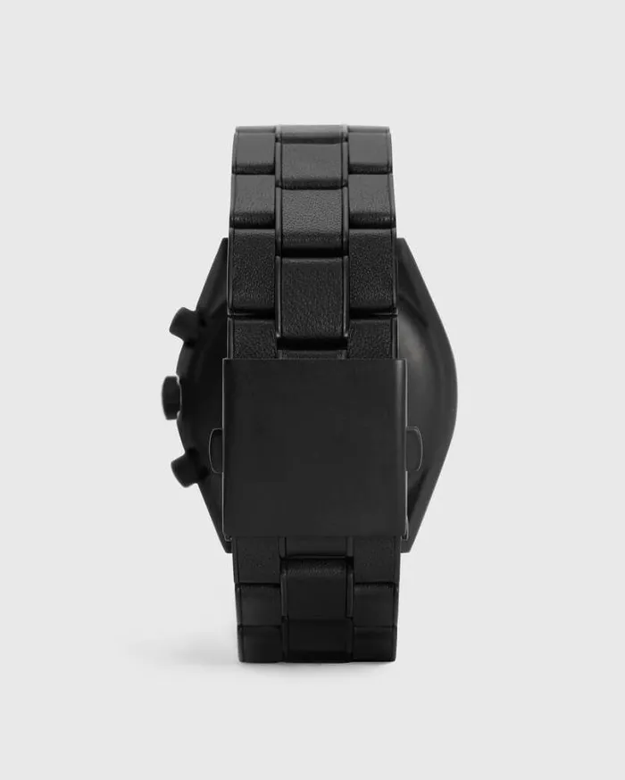 Subtitled VII Stainless Steel Watch Black Men AllSaints Watches