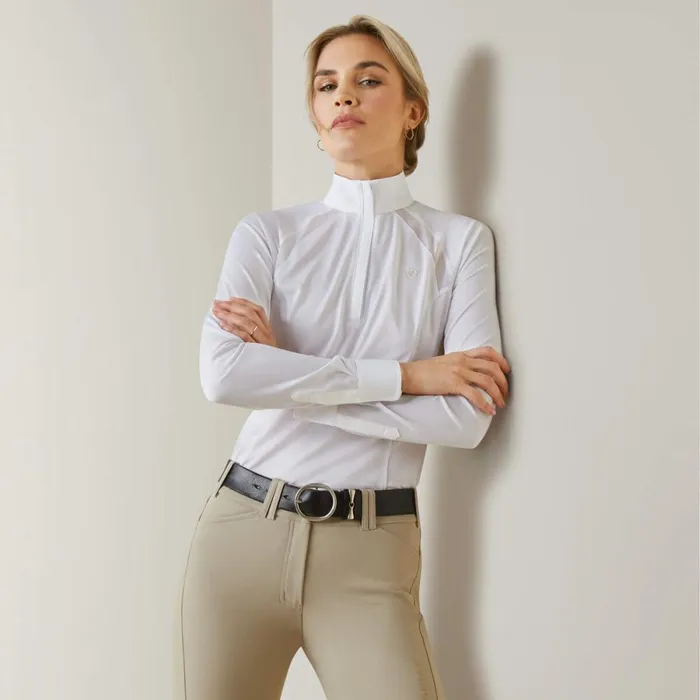 Sunstopper Pro 20 Show Shirt Whiteflynn Women Ariat English Riding