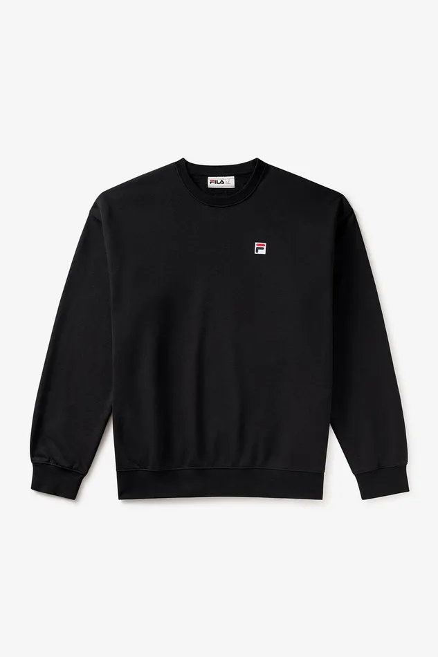 Sweatshirts and Hoodies Men Fila Classic Relaxed Sweatshirt 001 Black