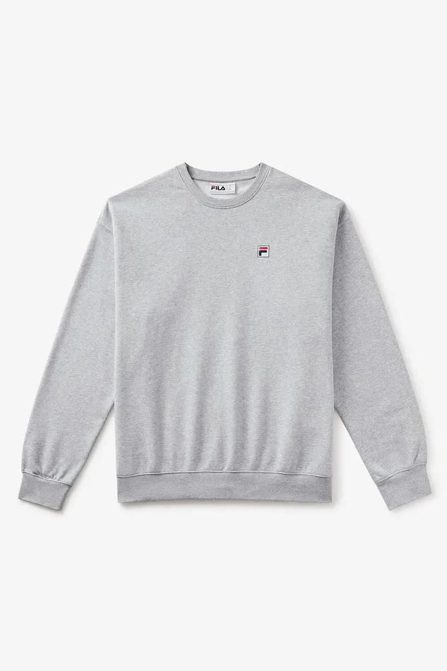 Sweatshirts and Hoodies Men Fila Classic Relaxed Sweatshirt 050 Grey Heather