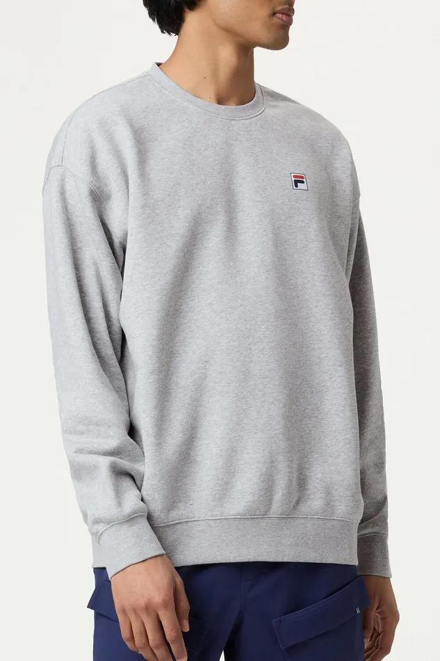 Sweatshirts and Hoodies Men Fila Classic Relaxed Sweatshirt 050 Grey Heather Sweatshirts and Hoodies Men Fila Classic Relaxed Sweatshirt 050 Grey Heather