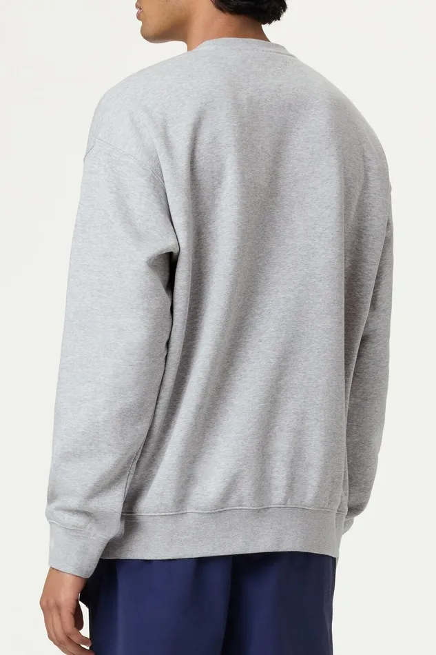 Sweatshirts and Hoodies Men Fila Classic Relaxed Sweatshirt 050 Grey Heather Sweatshirts and Hoodies Men Fila Classic Relaxed Sweatshirt 050 Grey Heather