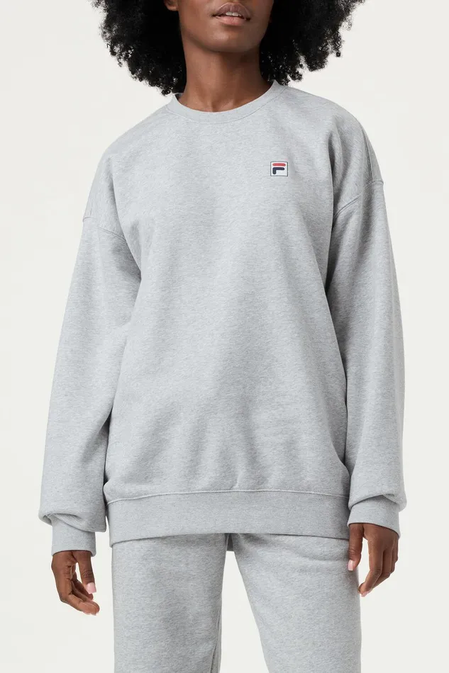 Sweatshirts and Hoodies Men Fila Classic Relaxed Sweatshirt 050 Grey Heather Sweatshirts and Hoodies Men Fila Classic Relaxed Sweatshirt 050 Grey Heather